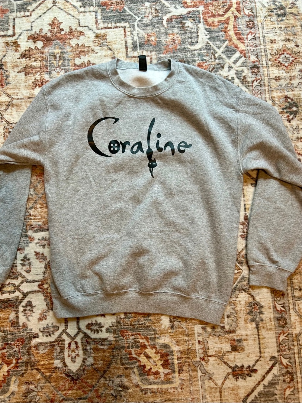 Gildan Gray Coraline Crewneck Sweatshirt